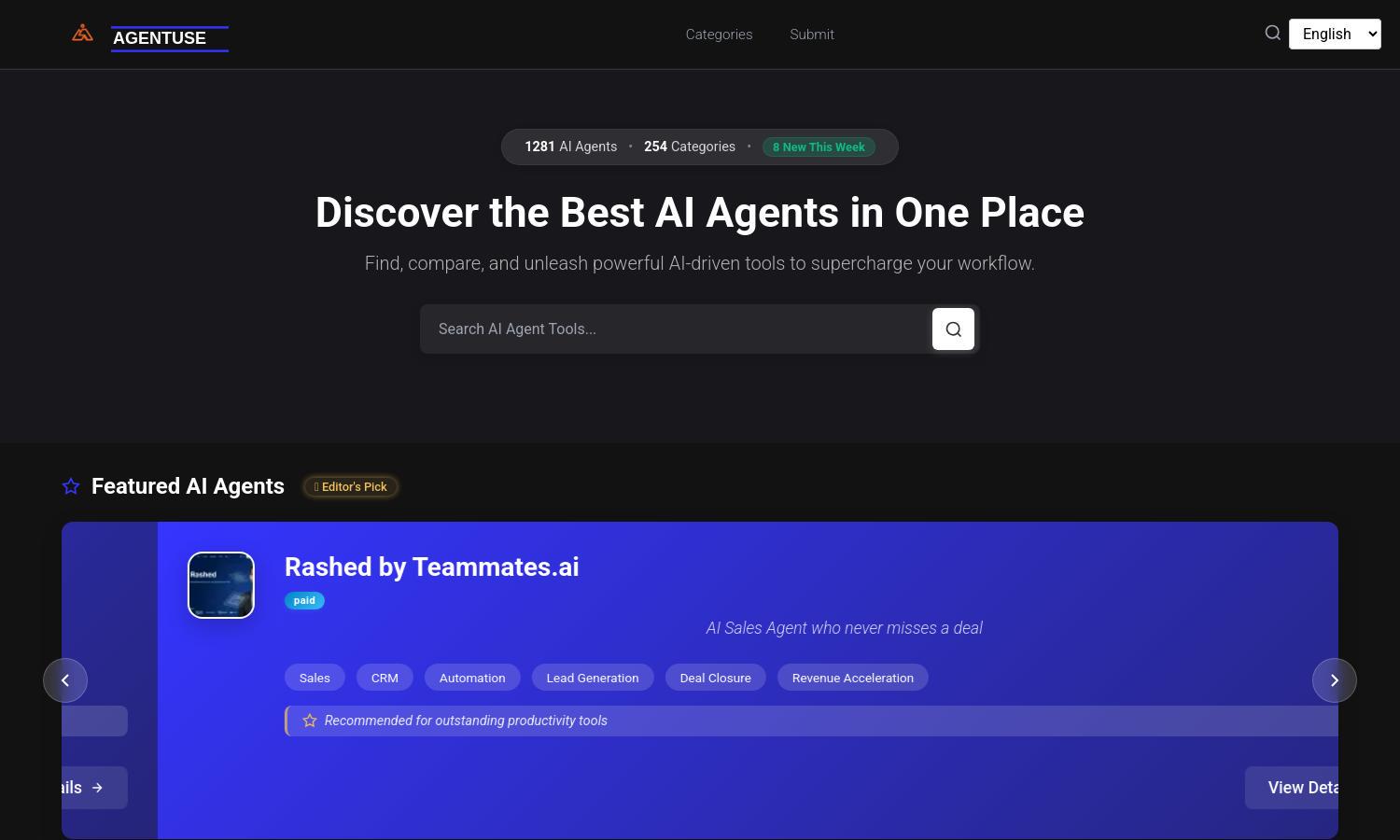 AI Agent Directory preview